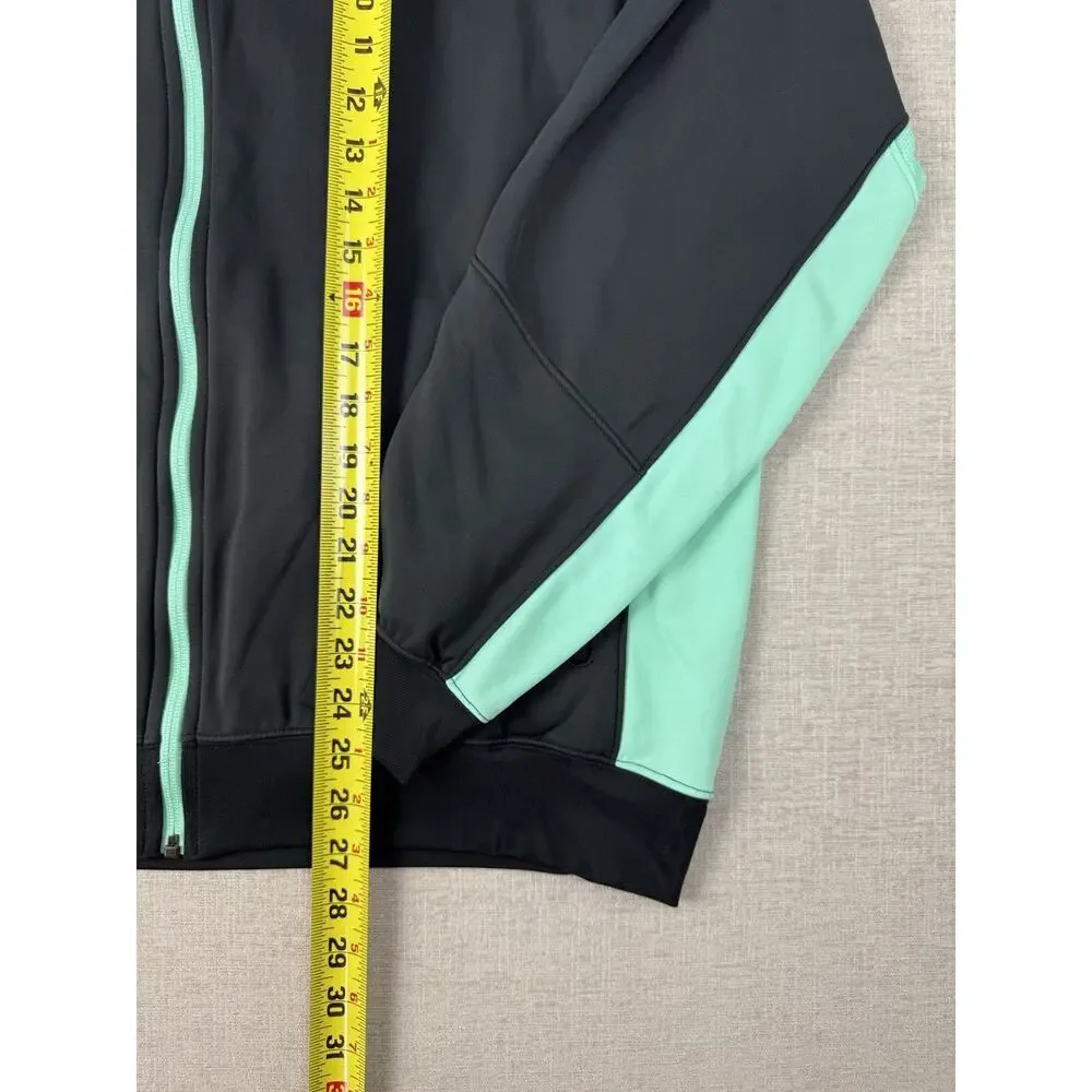 Nike Elite Therma-FIT Basketball Hoodie Jacket Black Mint Green Men’s Large